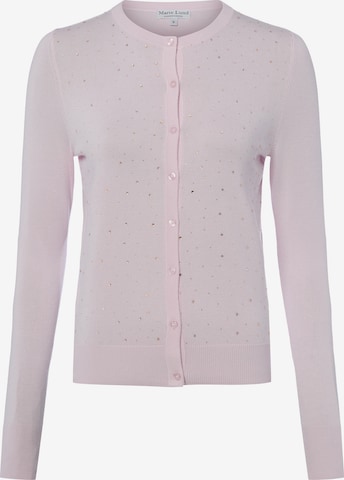 Marie Lund Strickjacke in Lila: Vorderseite