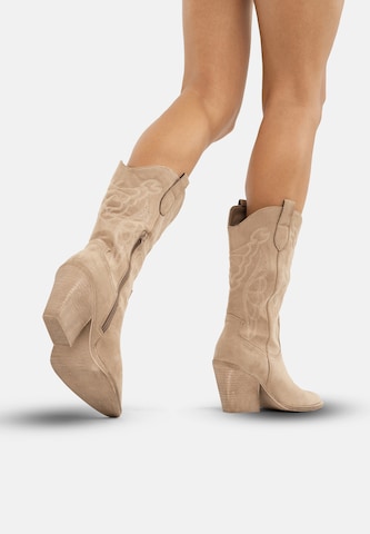 Stivale da cowboy di Salinyang in verde