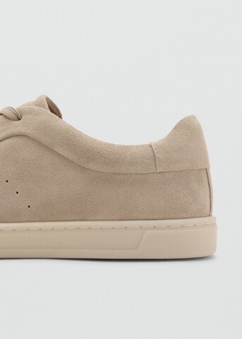 MANGO MAN Sneakers 'Metrosue' in Beige