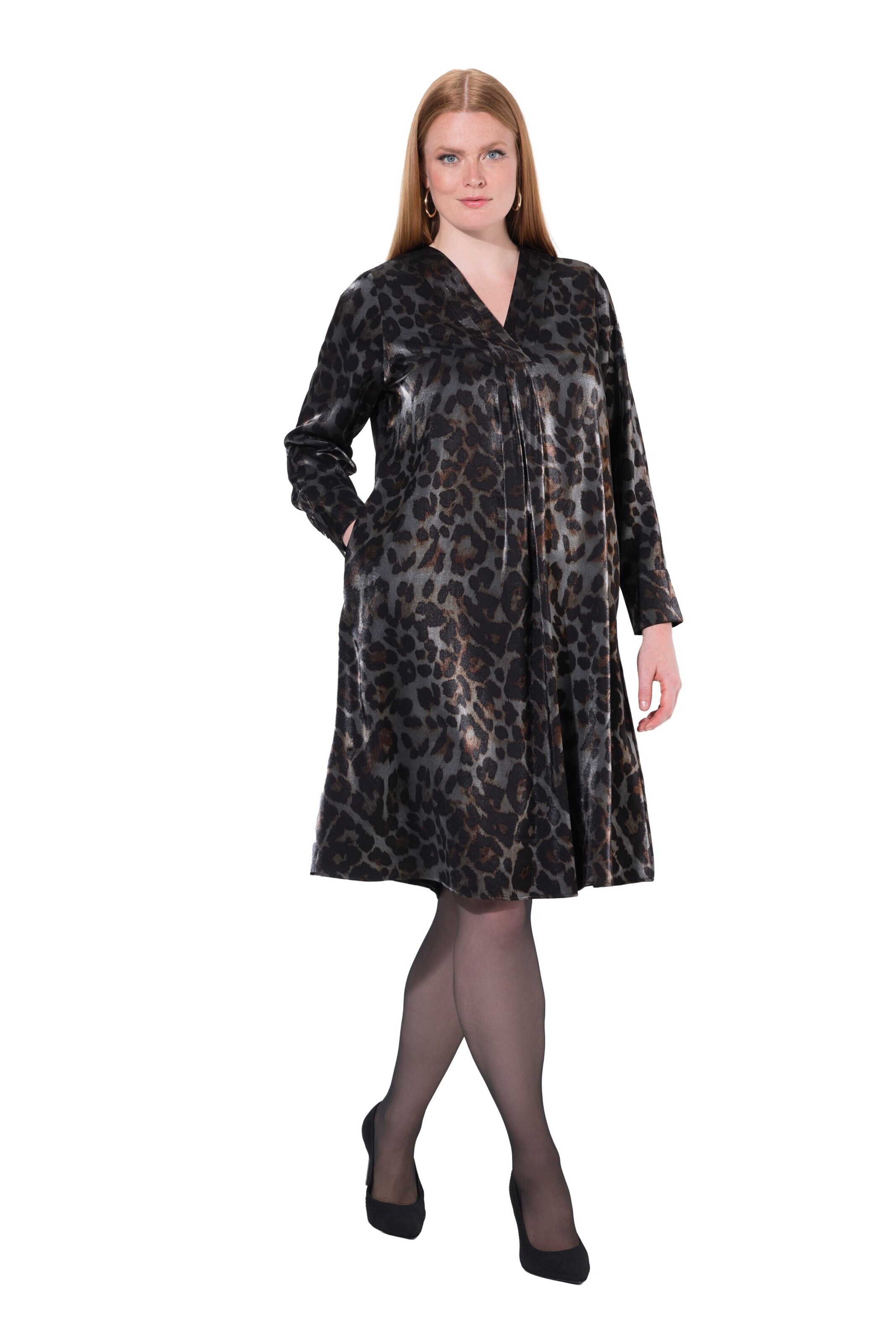 Ulla Popken Jurk in Gemengde kleuren: voorkant