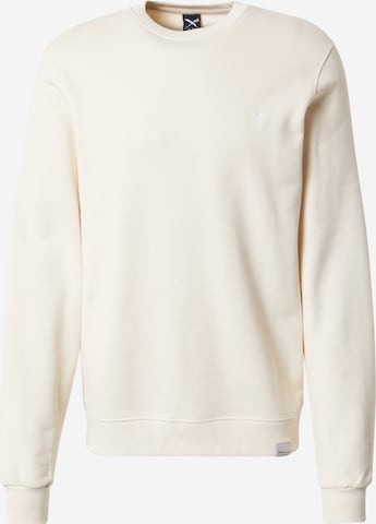 Coupe regular Sweat-shirt Iriedaily en blanc : devant