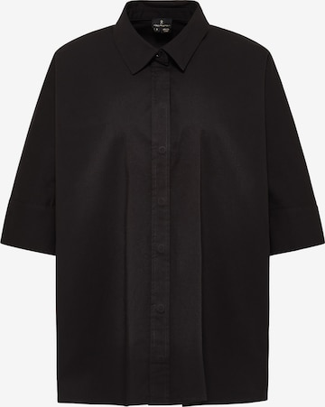 Camicia da donna di DreiMaster Klassik in nero: frontale