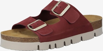 DR. BRINKMANN Mules 'Pantoletten BONILLO' in Red: front