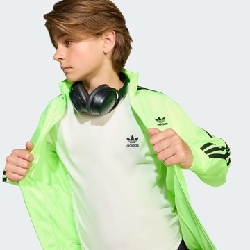 ADIDAS ORIGINALS Zip-Up Hoodie 'Adicolor Firebird' in Green