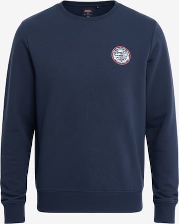 Ombre Sweatshirt 'OM-SSNZ-0134' in Blue: front