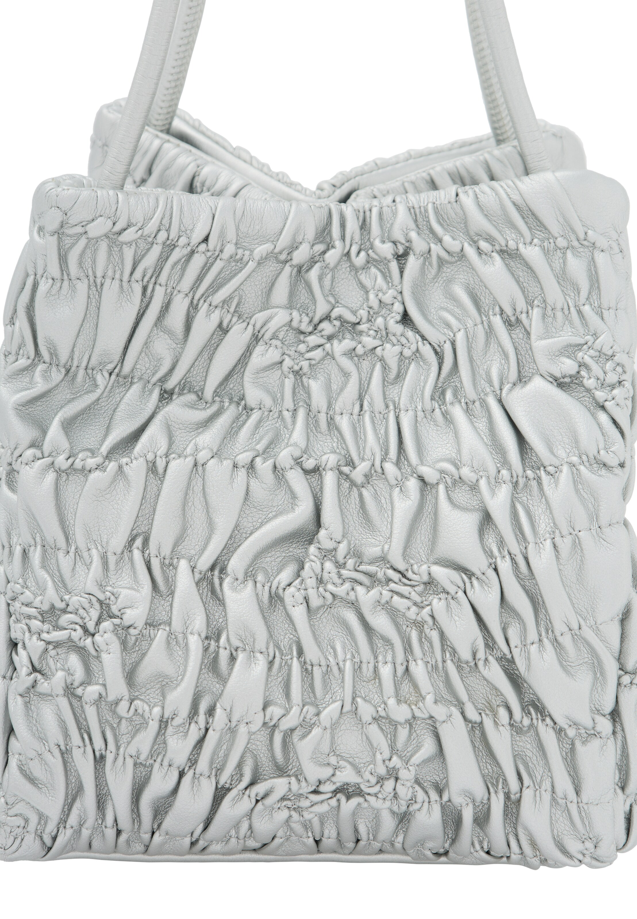 Borsa a mano di faina in argento