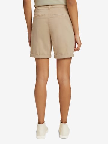 TOM TAILOR Regular Shorts in Beige