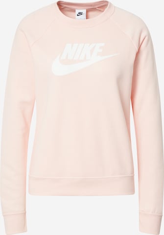 Nike Sportswear Sweatshirt 'Essential' in Pink: front