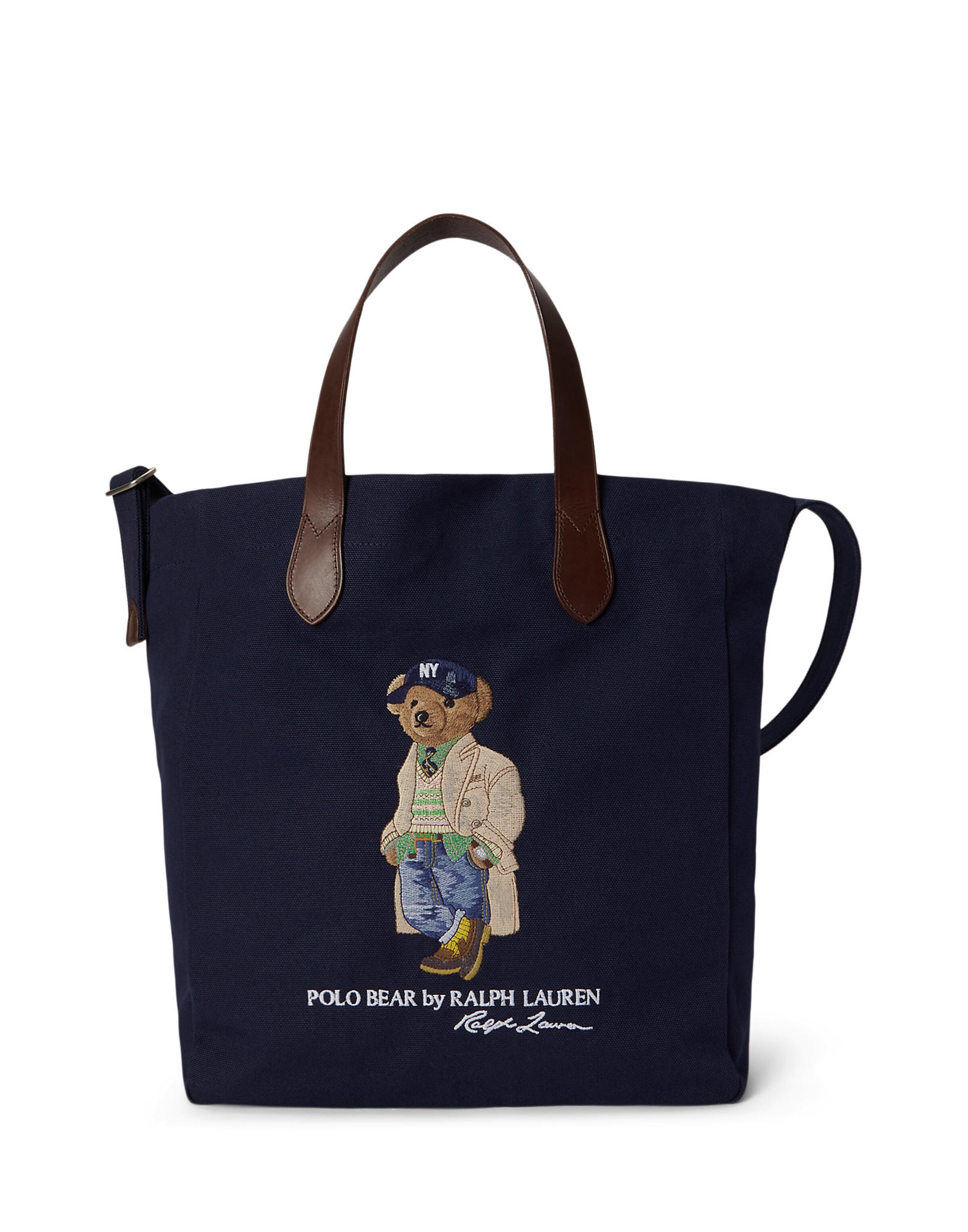 bézs / tengerészkék / világosbarna / fehér Polo Ralph Lauren Shopper táska 'BEAR' - One Size, Termék nézet