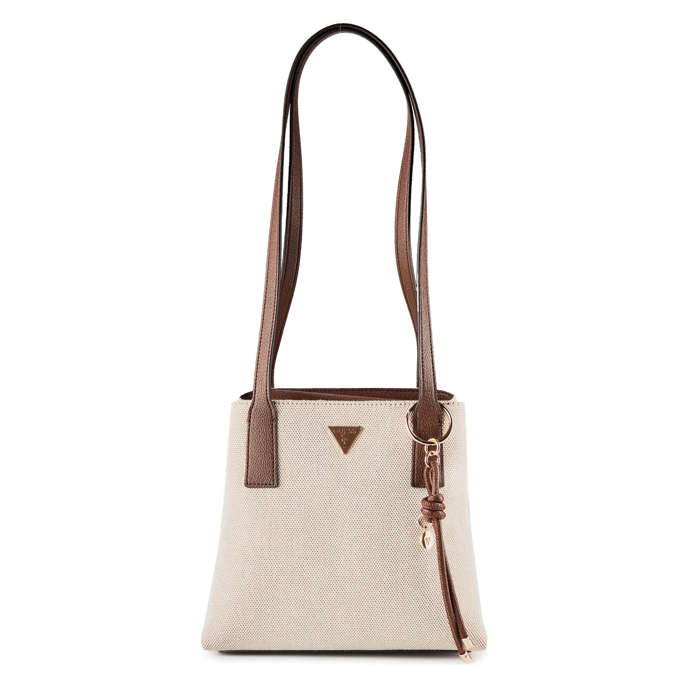 Sac bandoulière 'Alice' GUESS en beige : devant