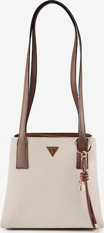 Sac bandoulière 'Alice' GUESS en beige : devant