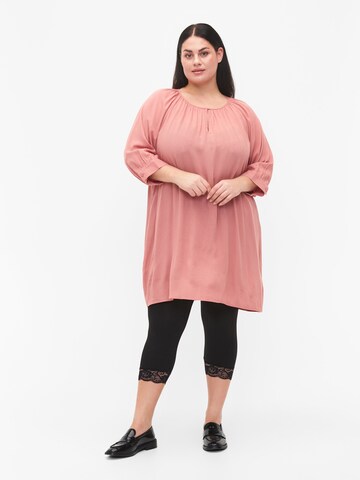 Zizzi Skinny Legíny - Čierna