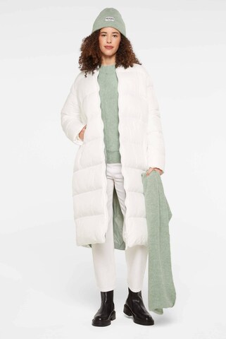 SENSES.THE LABEL Winter Coat in White