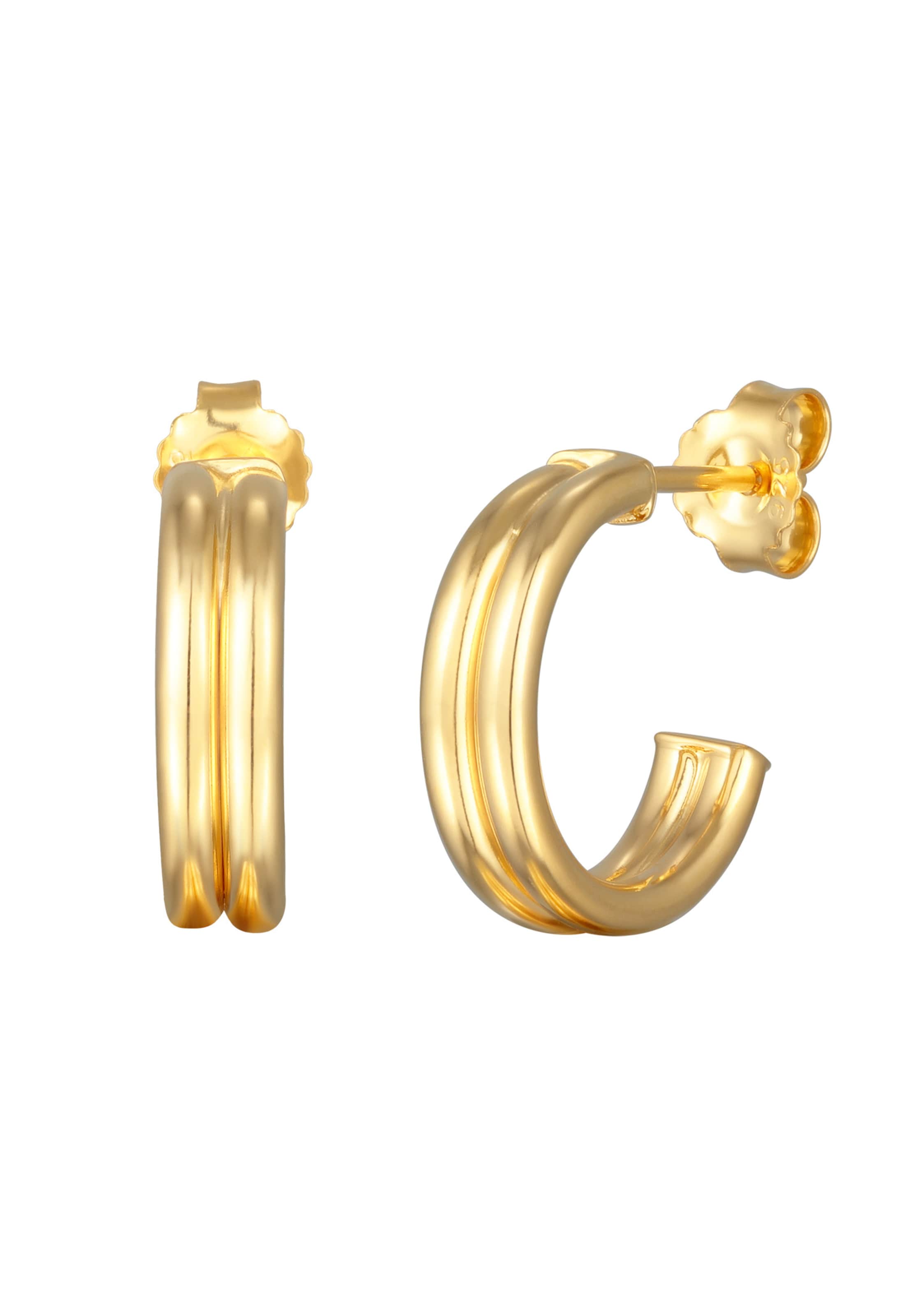 ELLI Ohrringe in Gold: Vorderseite