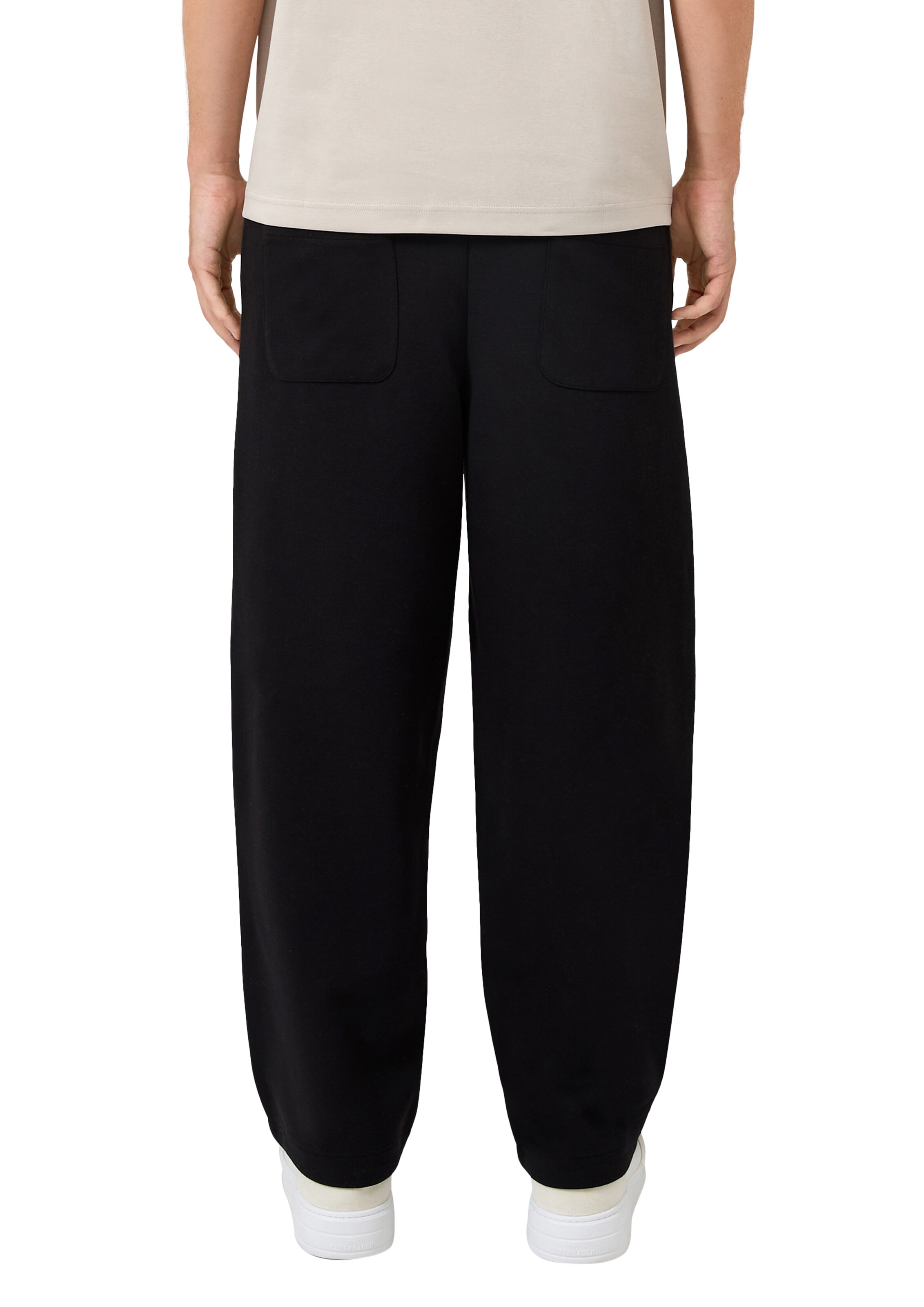 Loosefit Pantalon QS en noir