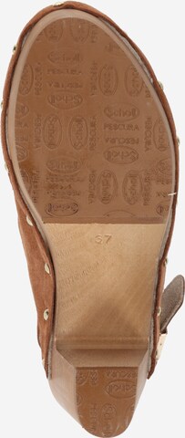 Scholl Iconic Clogs 'MIAMI' in Braun