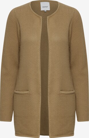 Oxmo Knit Cardigan 'Hilda' in Brown: front