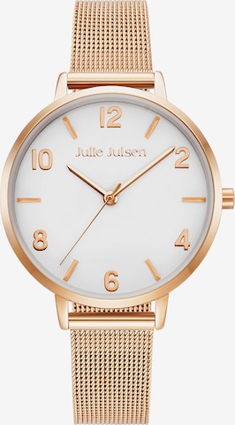 Julie Julsen Analog Watch in Gold: front