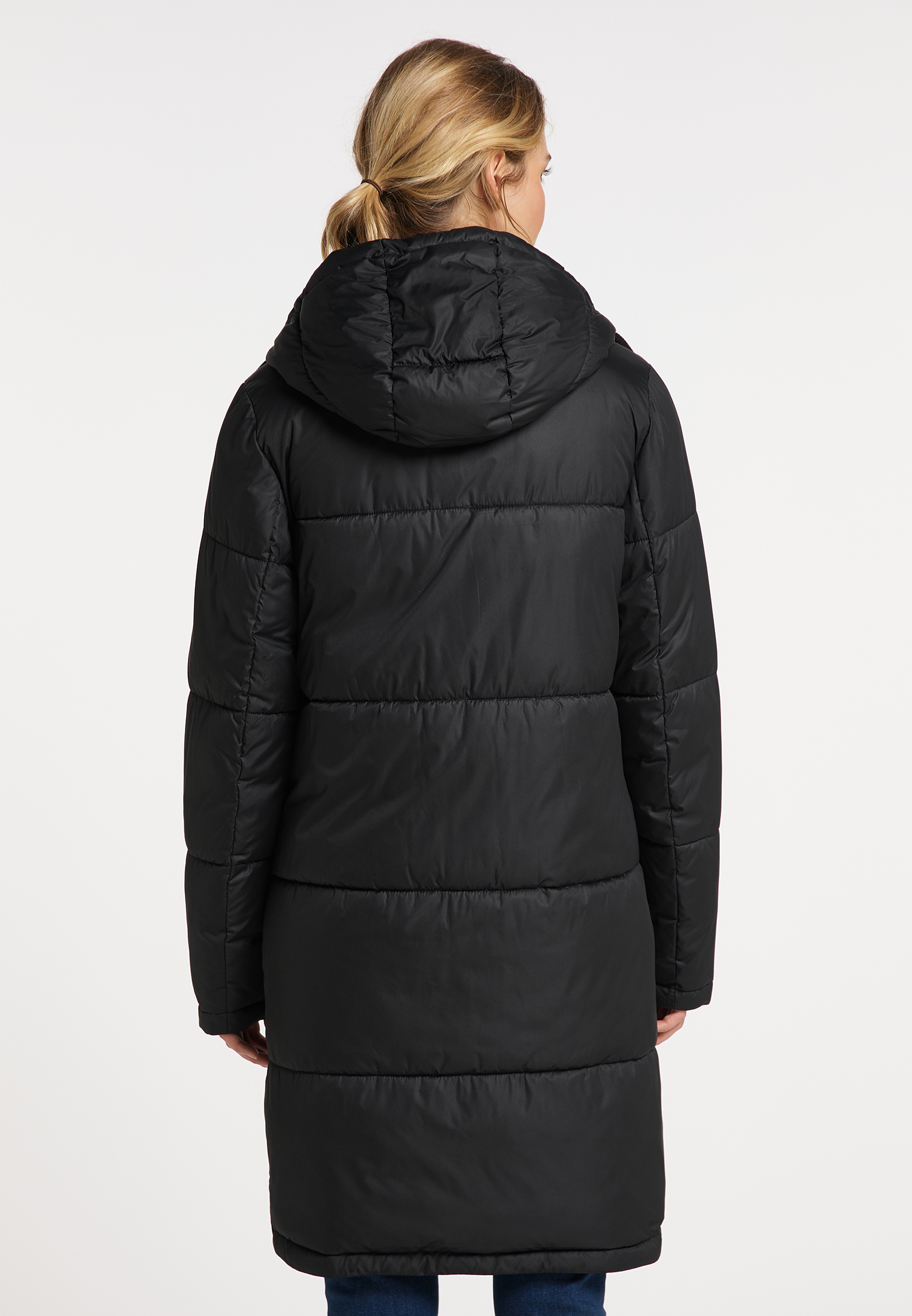 Kobiety Plus size ICEBOUND Płaszcz zimowy w kolorze Czarnym 