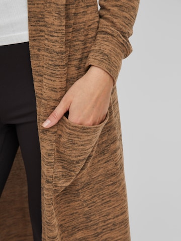 VILA Knit cardigan 'Freja' in Brown