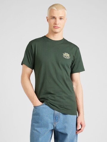 VANS Тениска 'HOLDER CLASSIC' в зелено: отпред