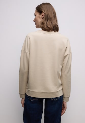 STREET ONE Sweatshirt i beige