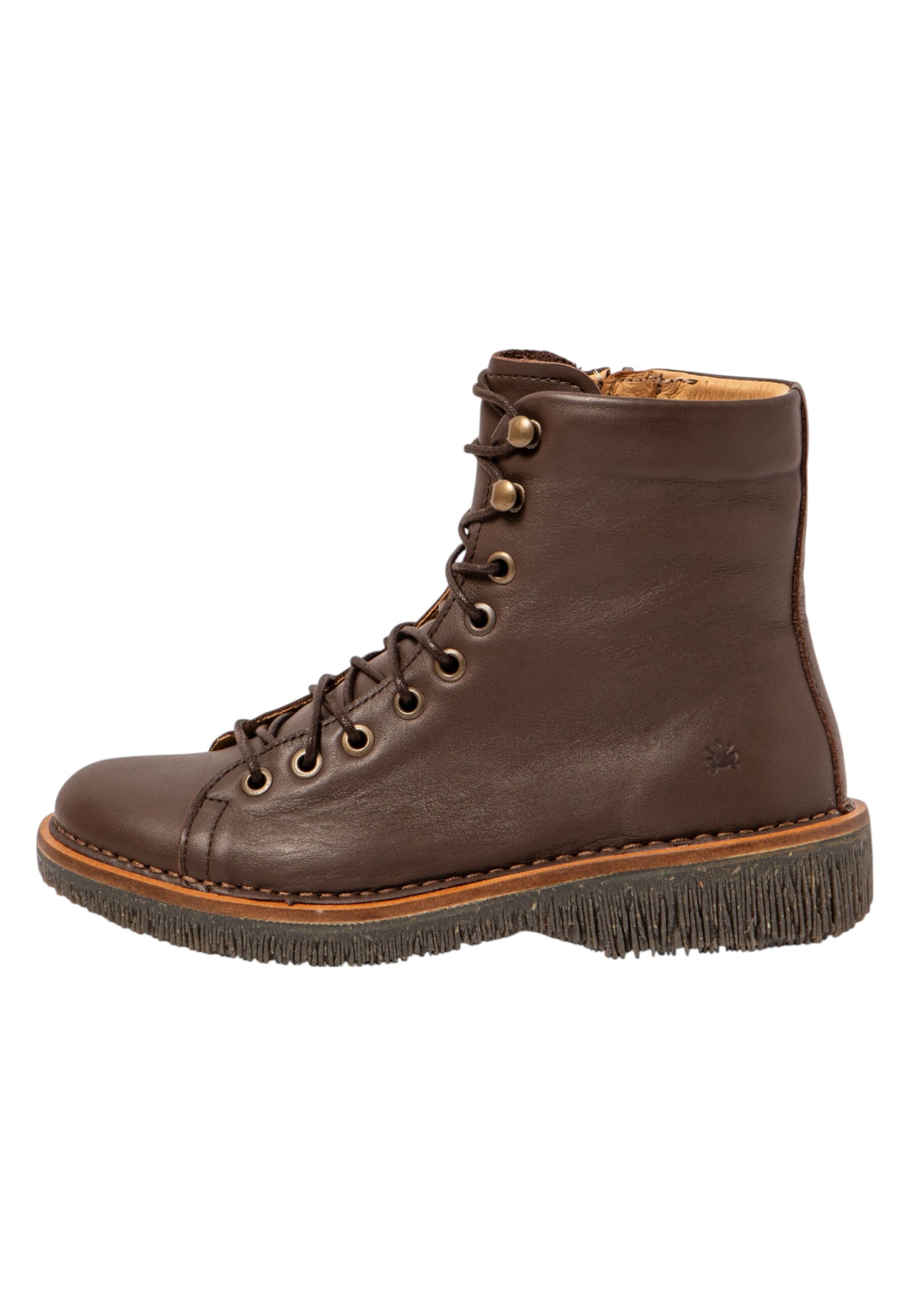 EL NATURALISTA Lace-up bootie 'Volcano' in Brown: front