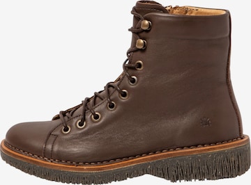 EL NATURALISTA Schnürstiefelette 'Volcano' in Braun: Vorderseite