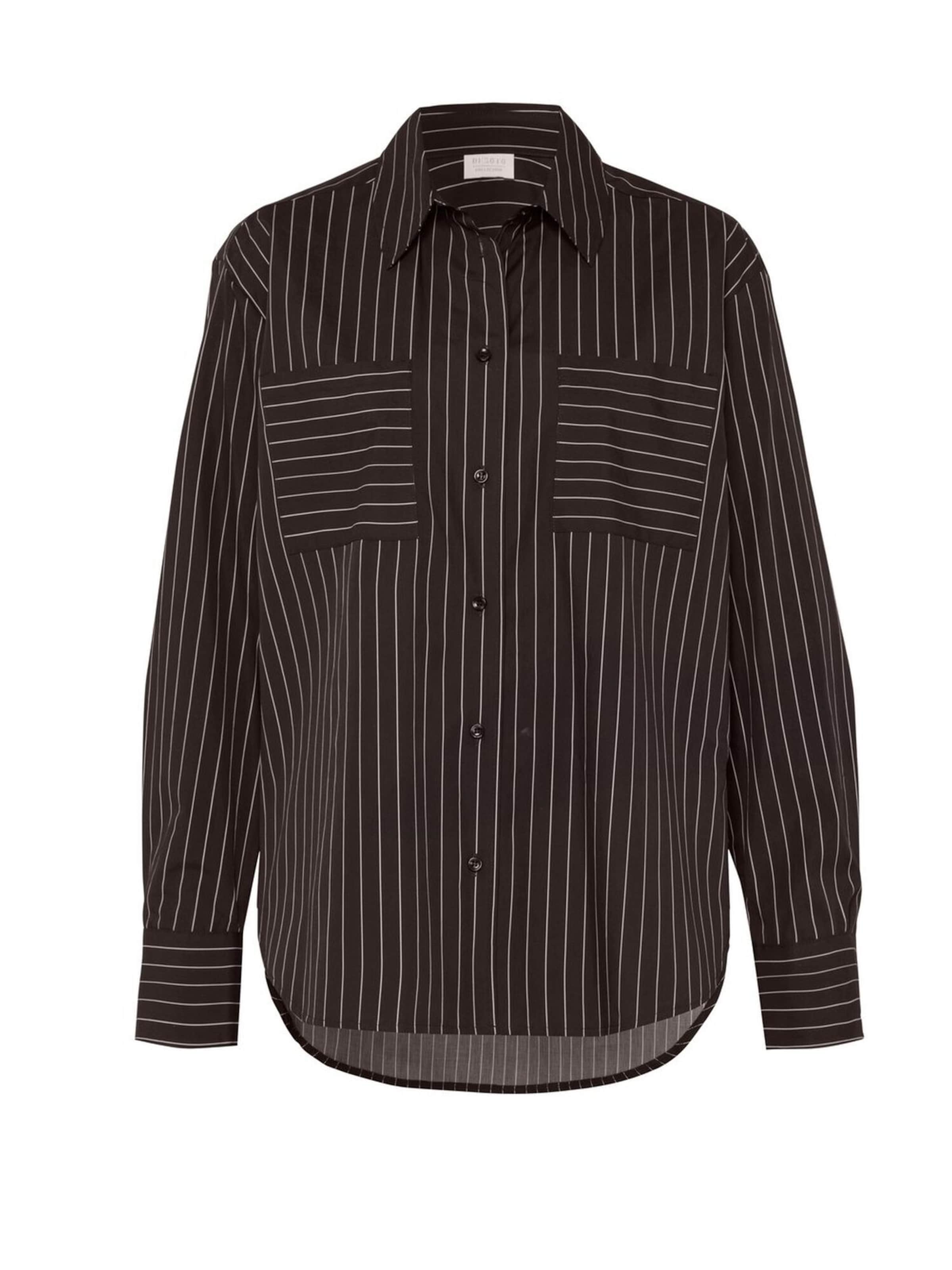 DESOTO Blouse in Brown: front