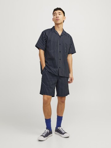 JACK & JONES Comfort fit Srajca 'JOREaster Palma' | modra barva