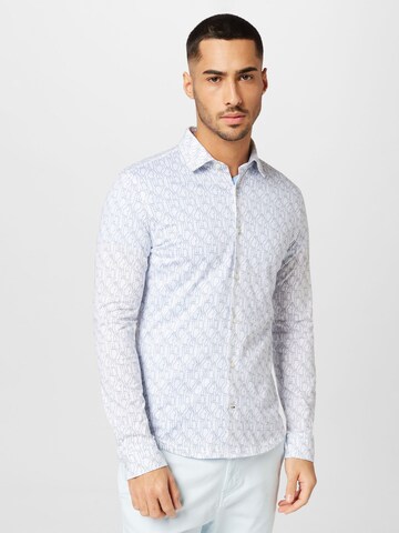 Coupe regular Chemise 'Pit' JOOP! en blanc : devant