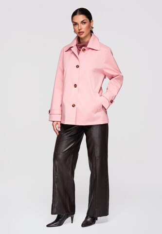 Manteau mi-saison 'OW-COLC-0114' Ombre en rose