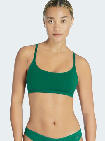 Bustier Soutien-gorge ' Scoop Bralette - Sport Active Micro Body Fit ' ADIDAS SPORTSWEAR en vert : devant