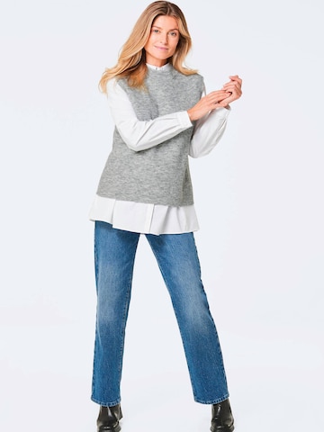 Goldner Knitted vest in Grey