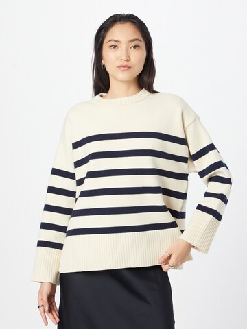 Pullover 'SICCA' di minimum in beige: frontale