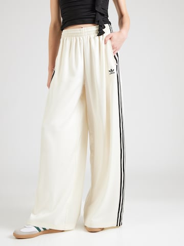 ADIDAS ORIGINALS - Pierna ancha Pantalón 'Adicolor' en blanco: frente