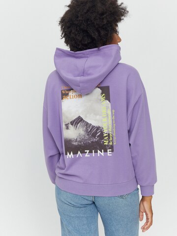 mazine Sweatshirt in Purple: front