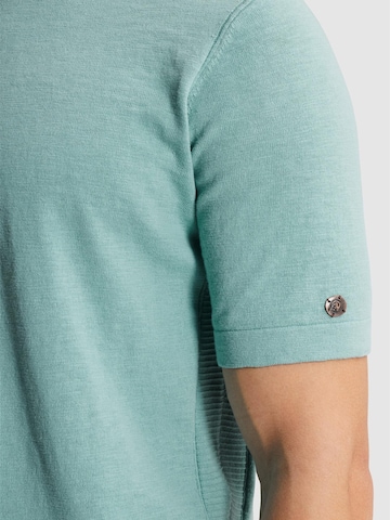 Maglietta 'T-shirt in slub cotton' di CAST IRON in blu