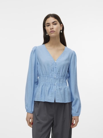 Chemisier 'SOFIA' VERO MODA en bleu : devant