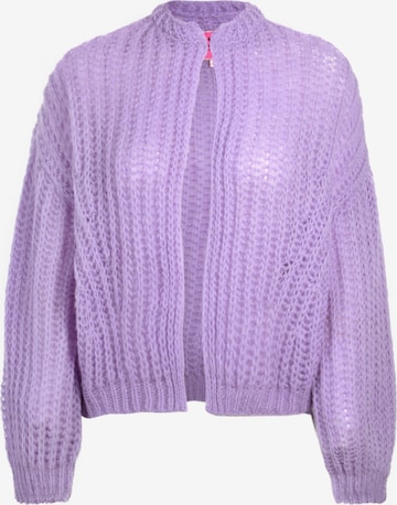 LIEBLINGSSTÜCK Knit Cardigan in Purple: front