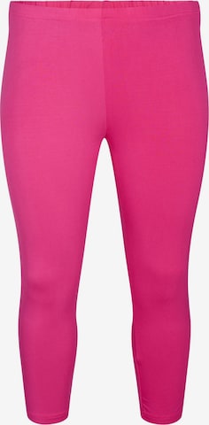 Zizzi - Skinny Leggings em rosa: frente