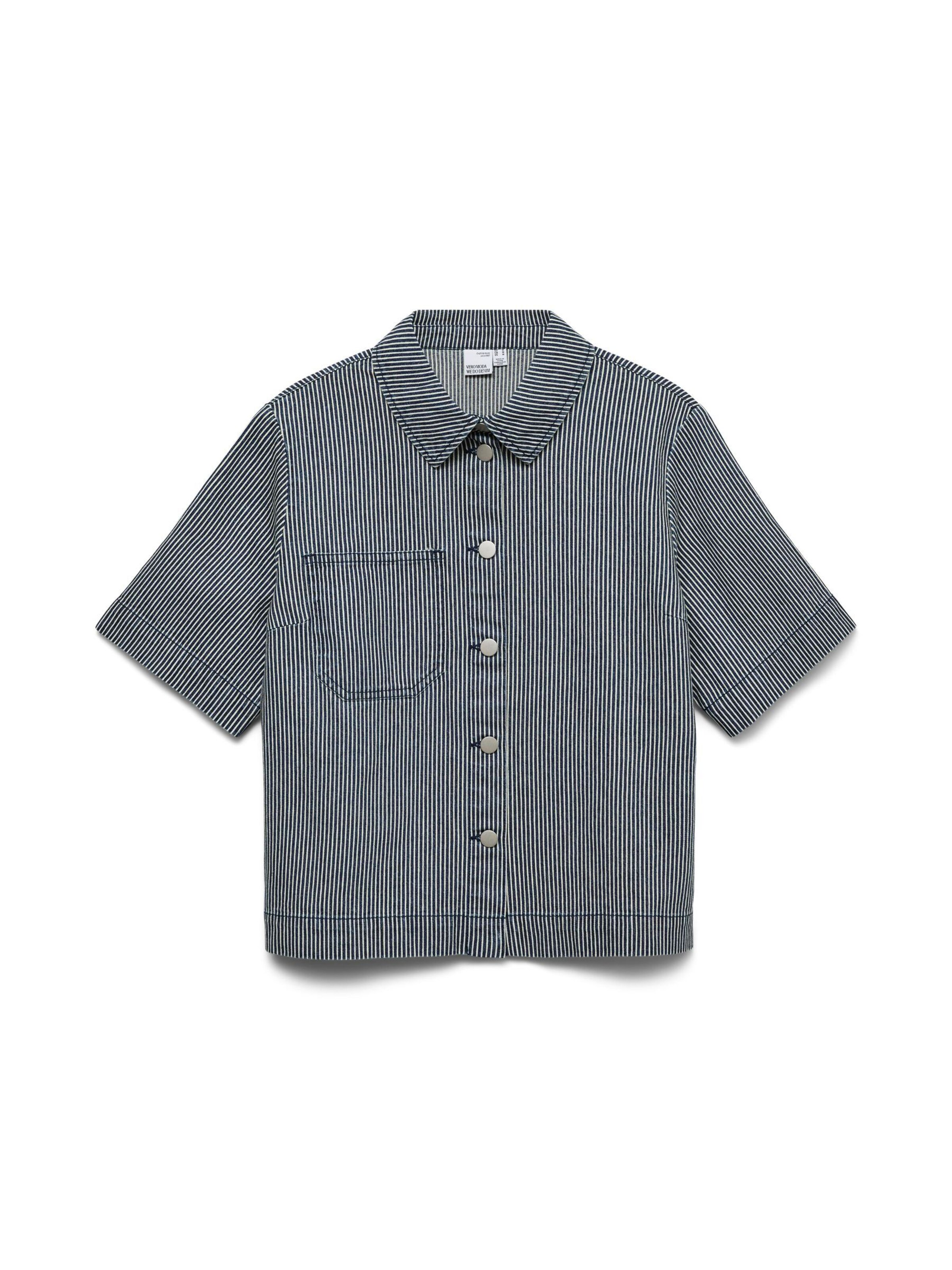 Chemisier 'VMZella' VERO MODA en bleu : devant