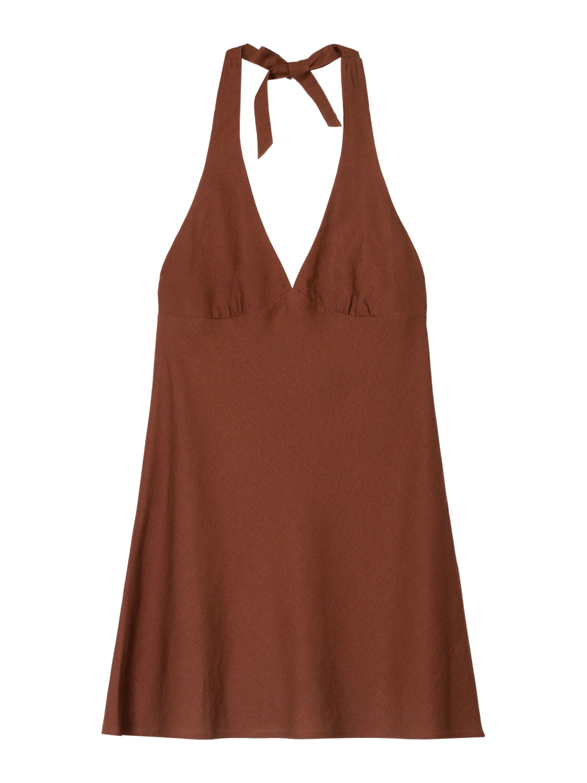 Abito di Bershka in marrone: frontale