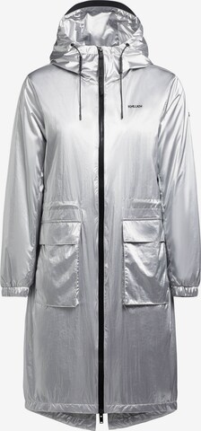 khujo Between-Seasons Coat 'Carlee' in Silver: front