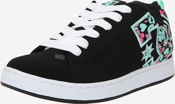 Baskets basses DC Shoes en noir : devant