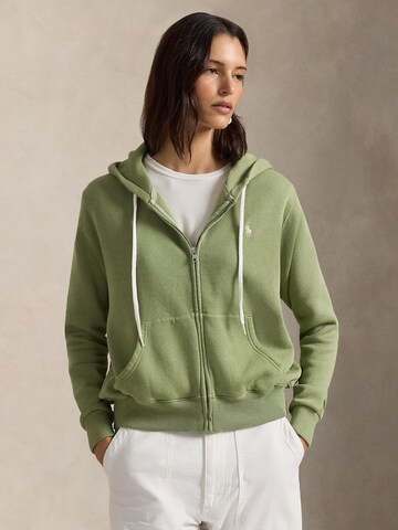 Polo Ralph Lauren Sweatjacke in Grün: Vorderseite