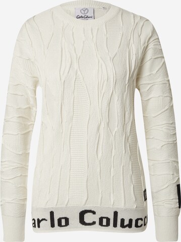 Carlo Colucci Sweater in White: front