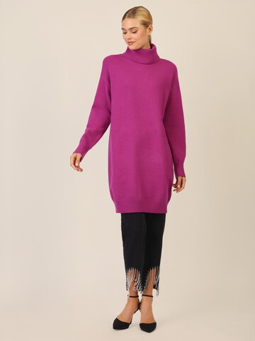 APART Strickkleid in Lila: Vorderseite