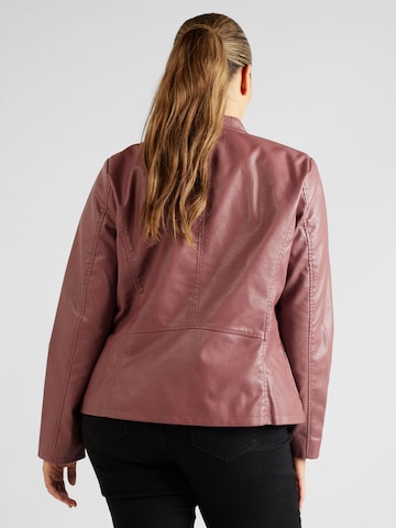 ONLY Carmakoma Between-Season Jacket 'NEW MELISA' in Pink