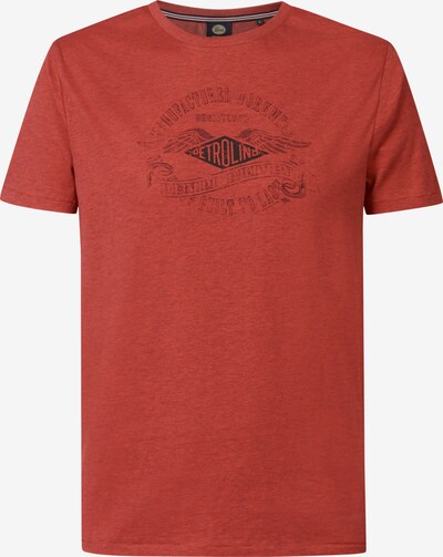 Petrol Industries T-shirt 'Tranquil' i röd / svart, Produktvy